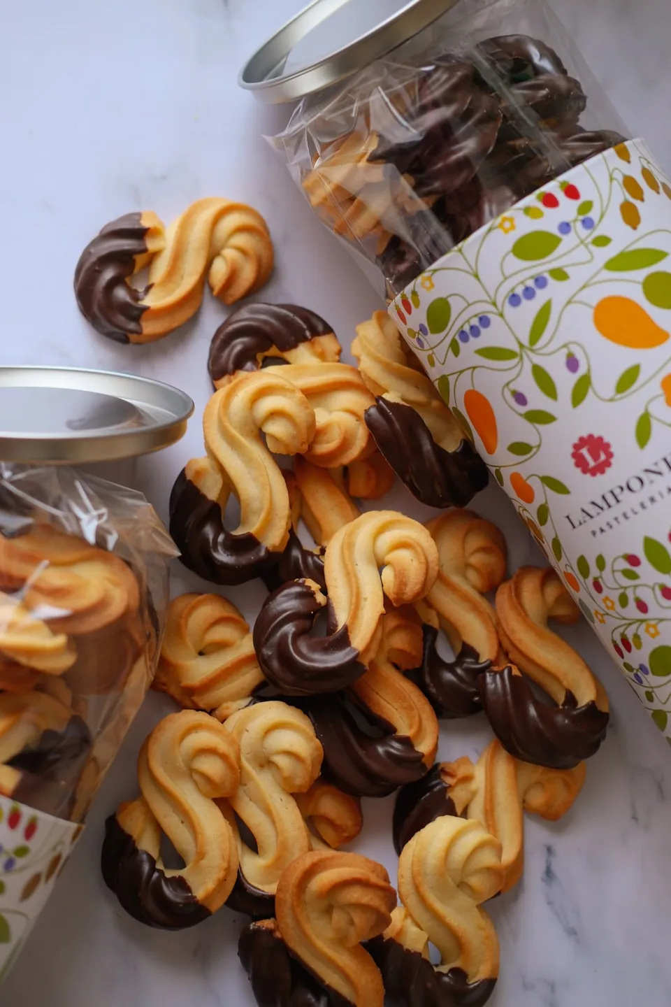 Biscotti a Esse de Lampone Pastelería